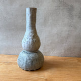 "Bulb" Vase in White - Tall