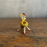 "Dancing Lychee" Vase #03 - Orange & Brown