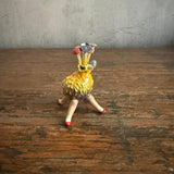 "Dancing Lychee" Vase #03 - Orange & Brown