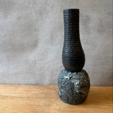 "Bulb" Vase in Black - Tall