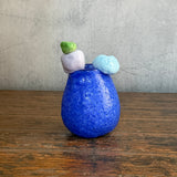 "Blue Pot With Candy"