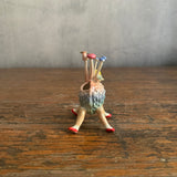 "Dancing Lychee" Vase #01 - Pink & Blue
