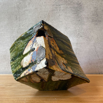 Oribe Sculptural Vase - Cubic