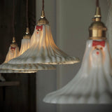 "Dog" Pendant Light in Porcelain & Brass - "Near & Far" 2023