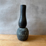 "Bulb" Vase in Black - Tall
