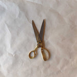 Brass and Steel Tailor's Scissors