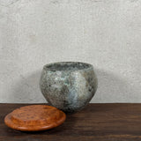 Lidded Canister - Large - Shirokake
