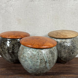 Lidded Canister - Large - Shirokake
