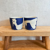 Animal Cups - Blue & White • serious PLAY