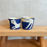 Animal Cups - Blue & White • serious PLAY