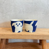 Animal Cups - Blue & White • serious PLAY