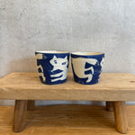 Animal Cups - Blue & White • serious PLAY