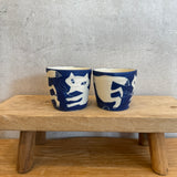 Animal Cups - Blue & White • serious PLAY