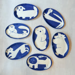 Animal Dishes - Blue & White • serious PLAY