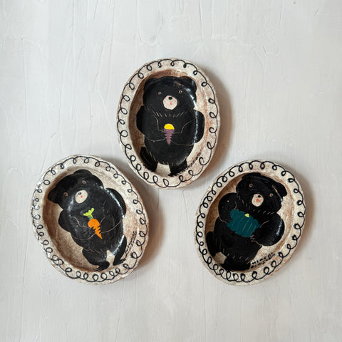 Squiggle Bear Bowls - Rimmed • serious PLAY