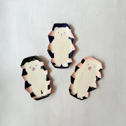 Zigzag Bear Platter • serious PLAY