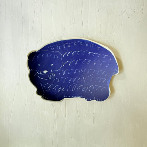 Fishing Bear Platter - Large • serious PLAY