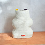 "Some White Bears" Vase - Large (Brown & Yellow) • serious PLAY