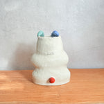"Some White Bears" Vase - Small #02 (Blue & Green) • serious PLAY