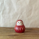 Japanese Carved Wooden "Daruma" - Limited Edition