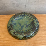 Dimple Platter in Green Speckle - Medium