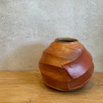 Shino Moon Vase - Faceted