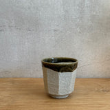 "Vidro" Yunomi (Teacup) - Faceted