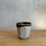 "Vidro" Yunomi (Teacup) - Faceted