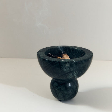 Addition Studio - "Neue Void" Incense Burner - Marble