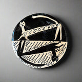 Animal Plates - Black & White - Large • serious PLAY