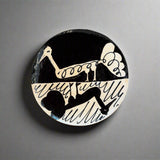 Animal Plates - Black & White - Large • serious PLAY