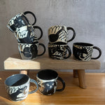 Animal Mugs - Black & White • serious PLAY