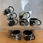 Animal Mugs - Black & White • serious PLAY
