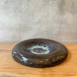 "Dimple" Platter in Brown Splash - Medium