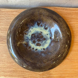 "Dimple" Platter in Brown Splash - Medium