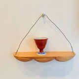 Hanging Shelf - Hand-Carved