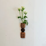 Hanging Bud Vase - Hand-Carved
