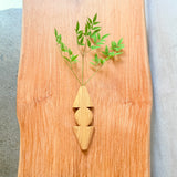 Hanging Bud Vase - Hand-Carved