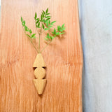 Hanging Bud Vase - Hand-Carved