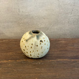 Orb Vase - White Speckle - Small