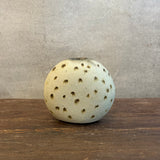 Orb Vase - White Speckle - Small