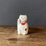 Japanese Carved Wooden "Maneki-neko" (Lucky Cats) - Limited Edition