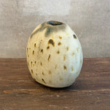 Orb Vase - White Speckle - Small