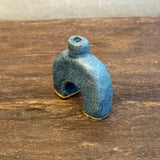 "Arch" Bud Vase - Dark Blue Wash
