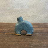 "Arch" Bud Vase - Dark Blue Wash