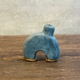 "Arch" Bud Vase - Dark Blue Wash