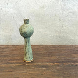 "Pod" Bud Vase - Pale Green Wash
