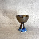 Japanese Vintage Chalice #01 - Silver & Blue