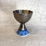 Japanese Vintage Chalice #01 - Silver & Blue