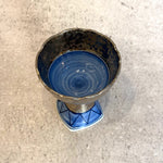 Japanese Vintage Chalice #01 - Silver & Blue